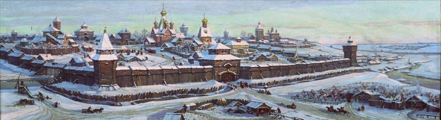 Саранский кремль в XVII веке.