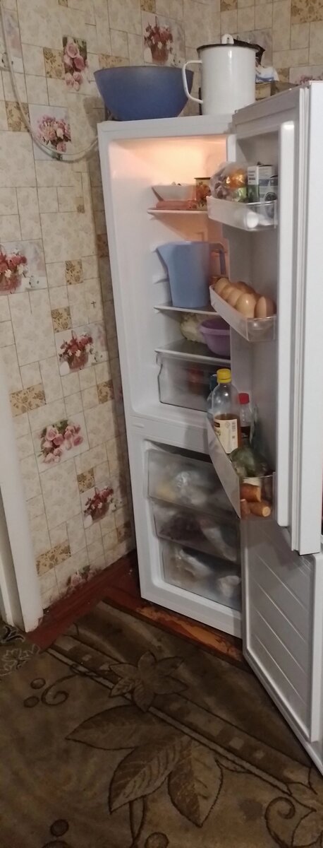    Холодильник сельских пенсионеров. Фото: личный архив/ Валентина Иванова