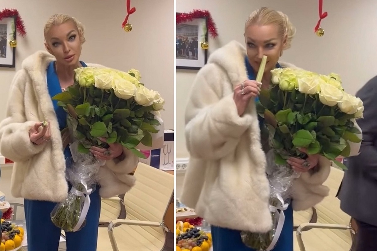 Анастасия Волочкова заранее попросила подготовить ей поесть. Фото: социальные сети.