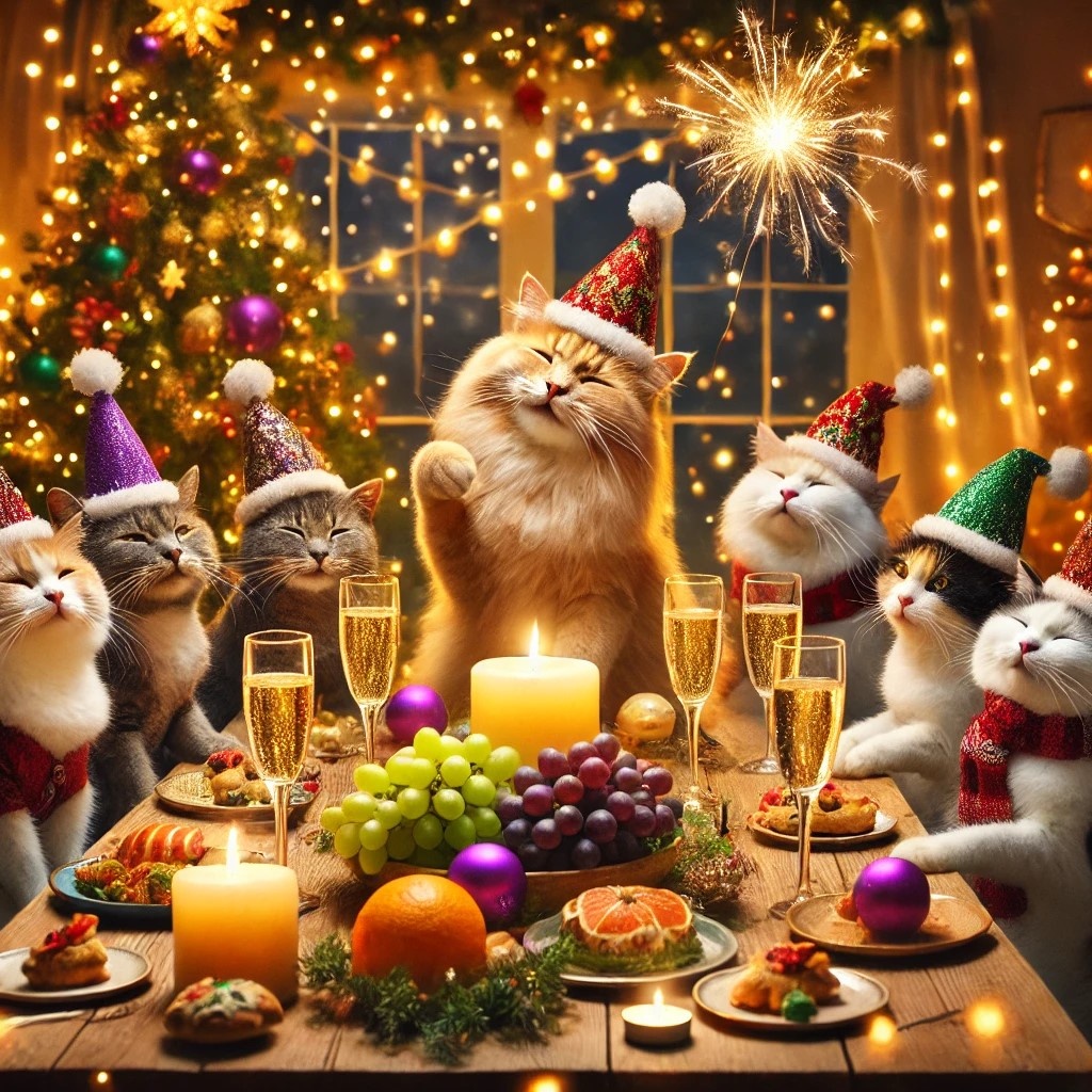 Нейросеть. Прикоснитесь к испанской традиции – поставьте виноград на новогодний стол