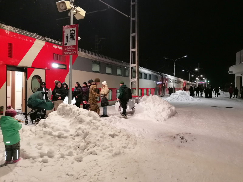    Петрозаводск встречает гостей сугробамичитатель "Фактора"