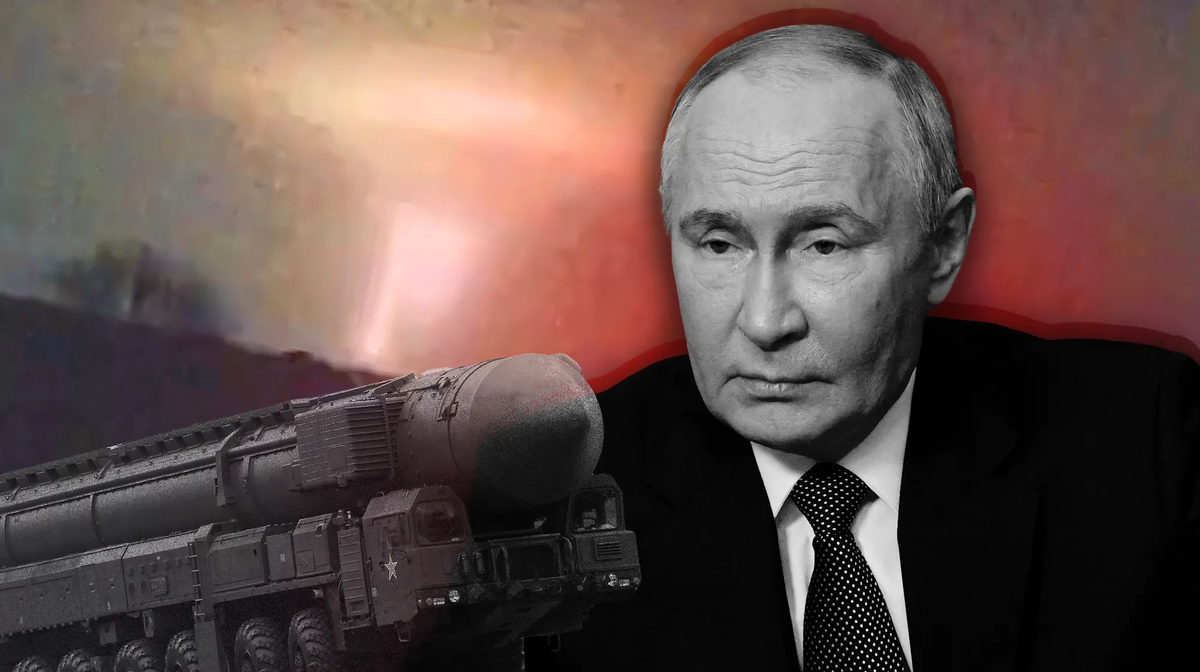 «Послание Путина звучит так: «Хватит сдерживать Россию своим оружием» © [M]ZEIT ONLINE; Фото: Ukranian Emergency Service/AP/dpa;Sputnik/Vyacheslav Prokofyev/Reuters;Sergei Chirikov/dpaPool