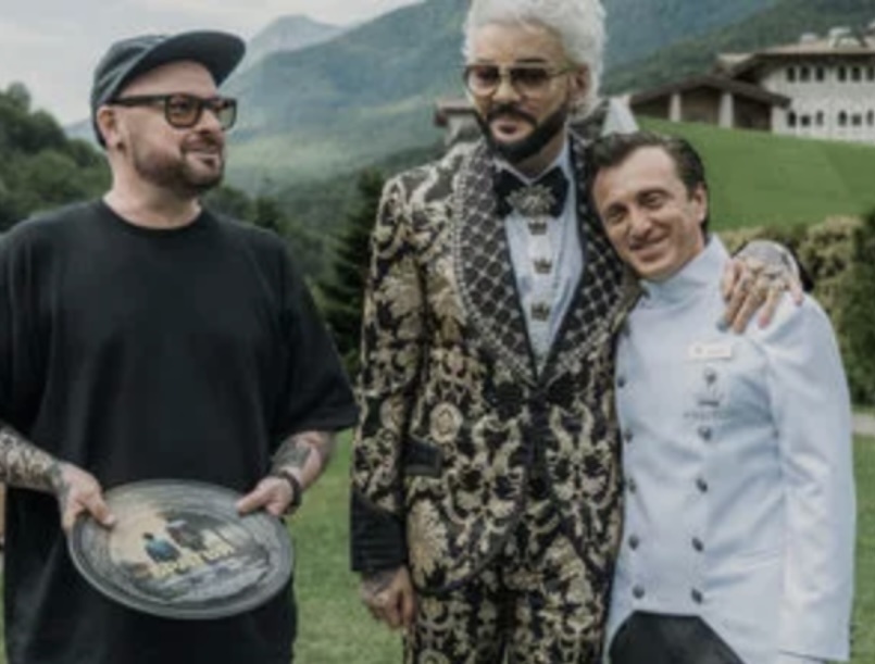 На съемочной площадке 