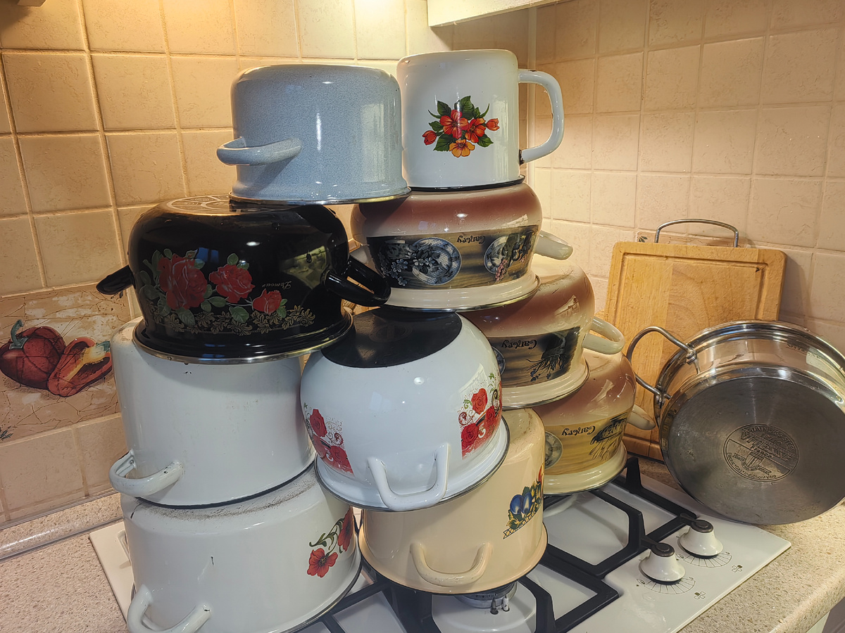 Армия моих кухонных помощниц. 