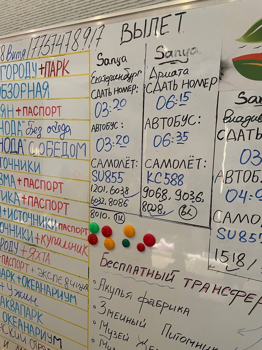 Стойка со всей нужной информацией 