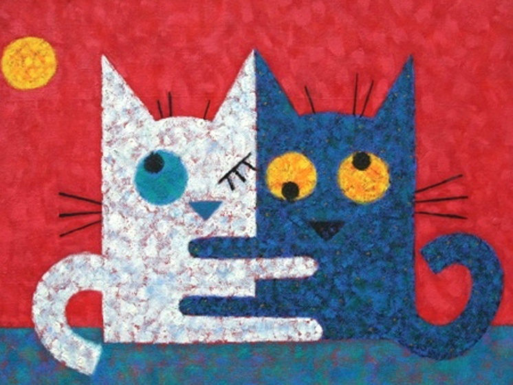     Фото: Ф. Ширяев. «Два котика». Х., м., 2003.