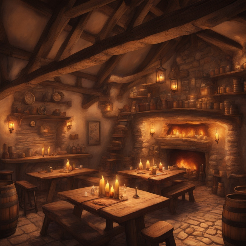 Адар поблагодарил его и направился к трактиру, где собирались люди, обсуждающие новости и сплетни...