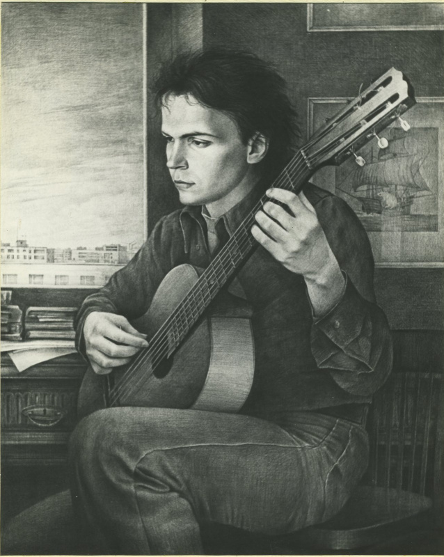 Мой портрет работы московского художника Александра Лазенко