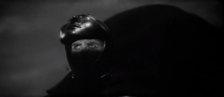 «Гамлет» (1964). Роль призрака отца Гамлета (мой скрин из данного фильма, находящегося в свободном доступе в интернете).    