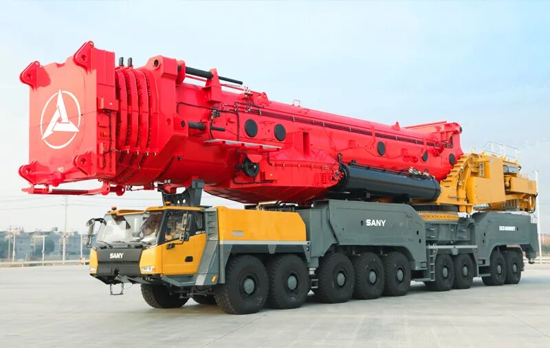 Автокран SANY SAC40000T грузоподъемностью 4000 т