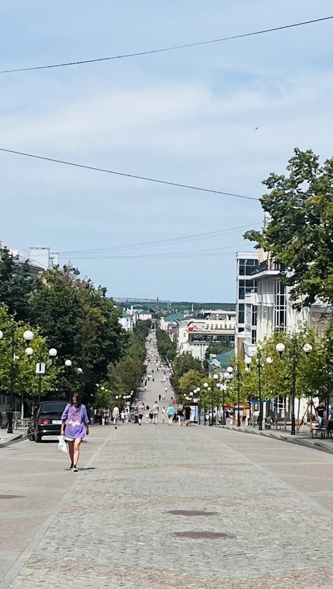 Ул Московская- центральная в Пензе