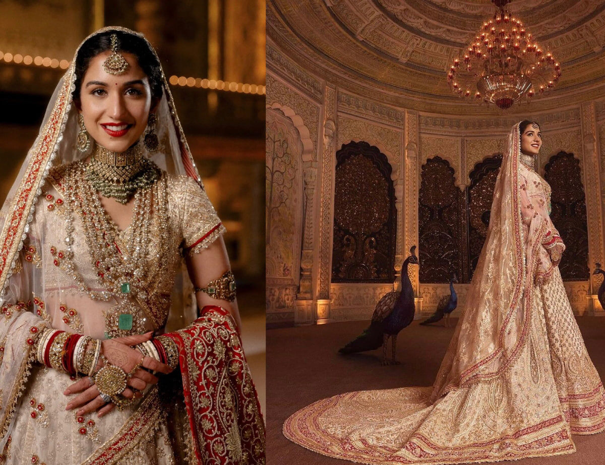 Радхика Мерчант в свадебном наряде