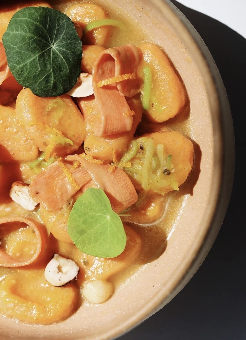 Ньокки из батата с фундуком 