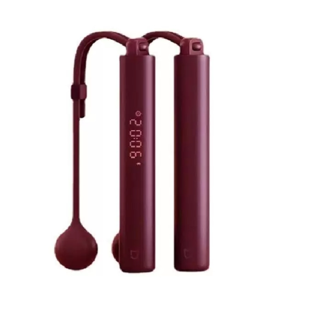 Умная скакалка красного цвета