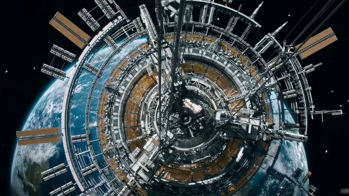 Космический лифт в "Блуждающей Земле 2"