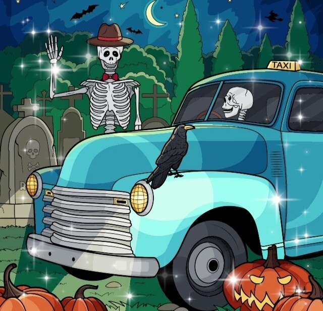 Из такси - сразу в травмпункт (или ещё куда...)