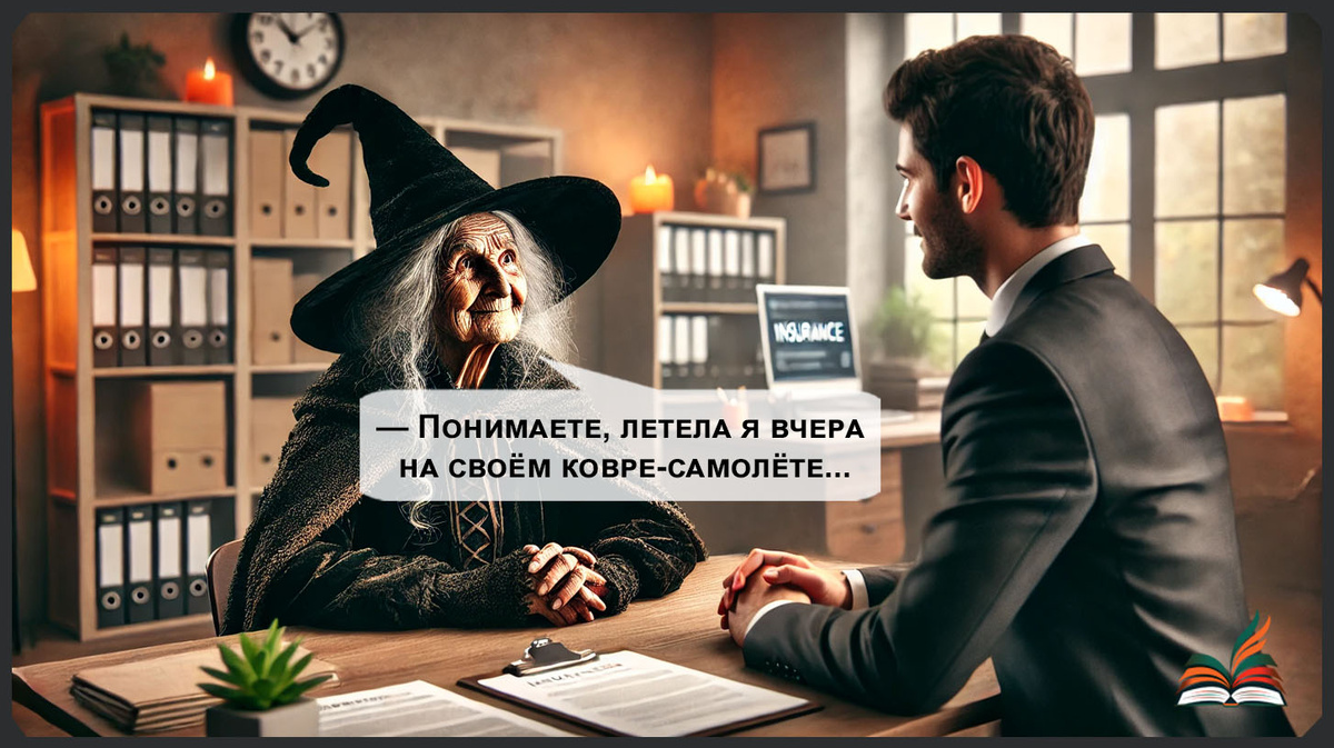 Ведьма и страховой случай - Рассказ