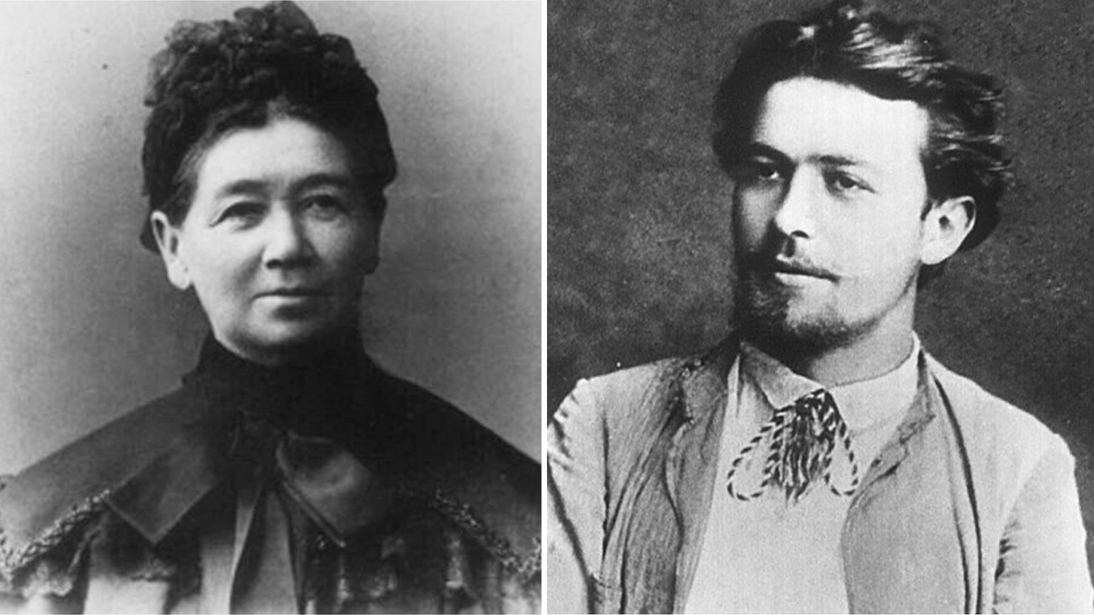Евгения Яковлевна Чехова. Антон Павлович Чехов.