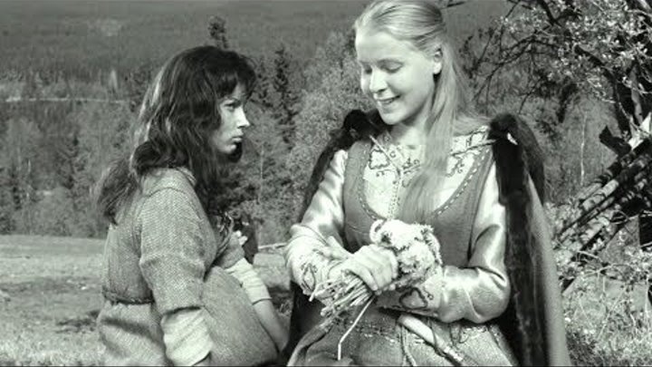 Кадр из фильма "Девичий источник" 1960 года.
