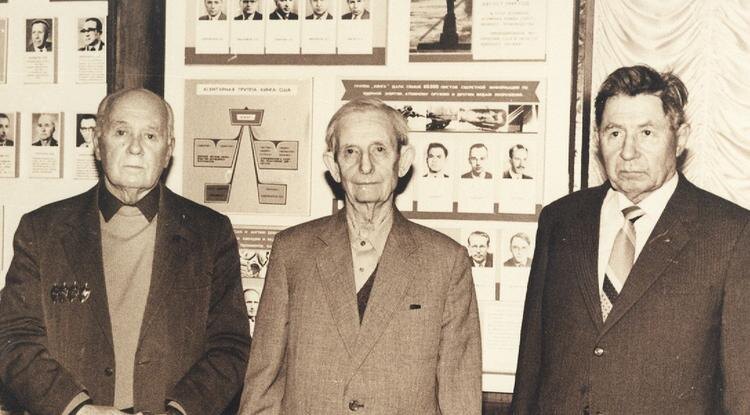 Владимир Барковский, Юлий Харитон и Анатолий ЯцковФото: архив музея регионального УФСБ