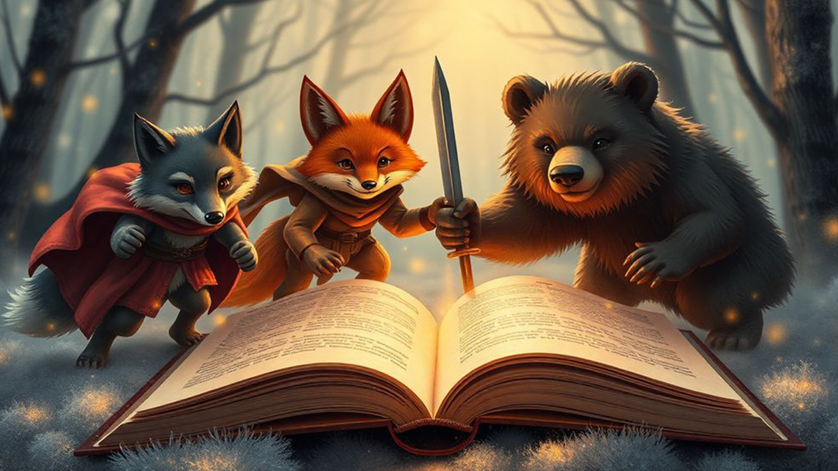 Сказку можно придумать с ребёнком вдвоём. Пусть его герои будут сильными и смелыми