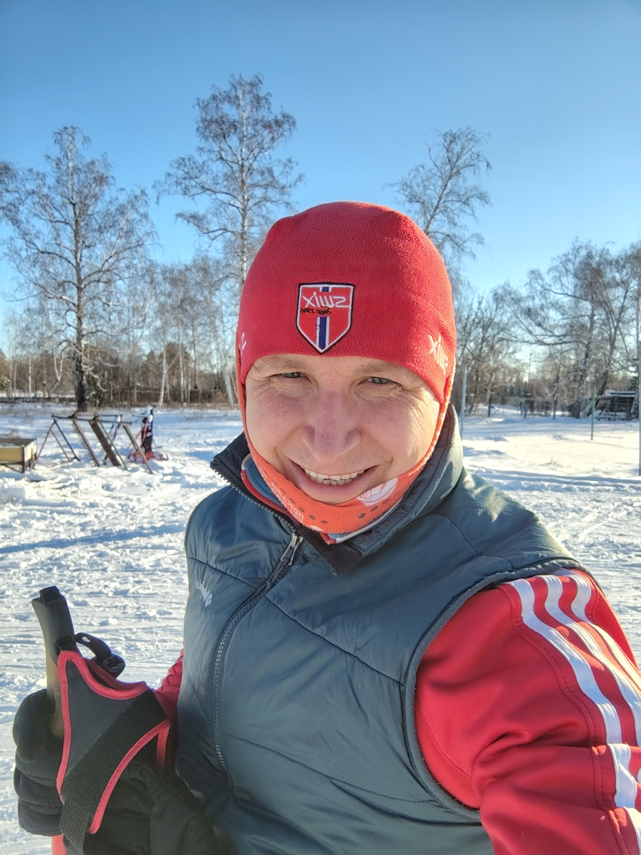 Автопортрет на лыжне