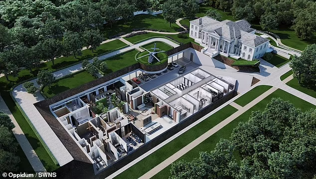 Швейцарская фирма Oppidum строит бункеры под домами богатых клиентов.