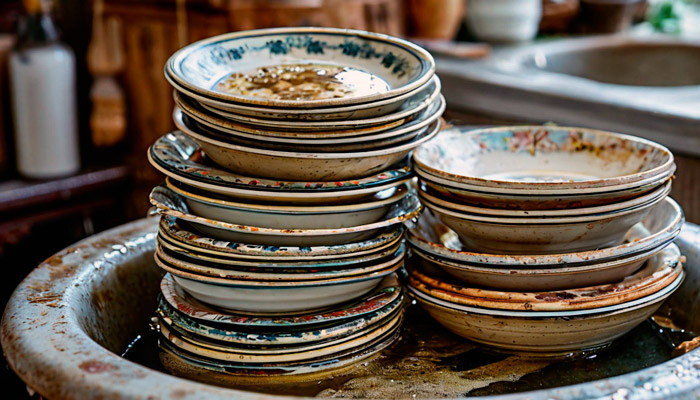 24 ноября в доме должен быть порядок. Нельзя оставлять грязную посуду. Фото: shedevrum.ai