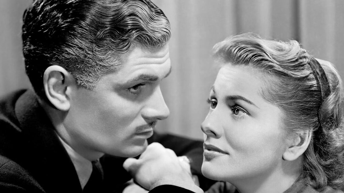 кадр из фильма "Ребекка" 1940 года, режиссёр Альфред Хичкок