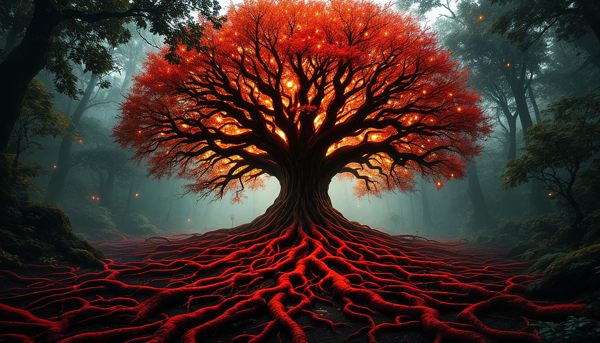 Авторское изображение @vedmasoul. Cгенерировано ИИ. Родовая порча или проклятье