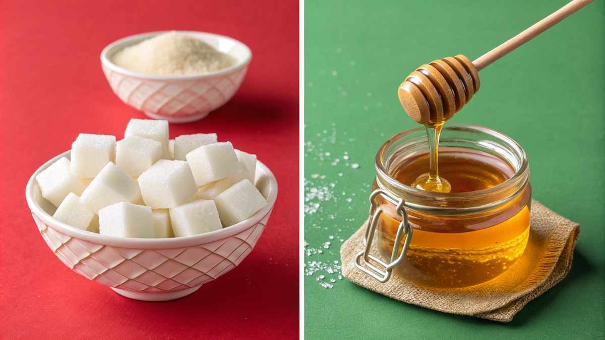 Замените сахар на мёд