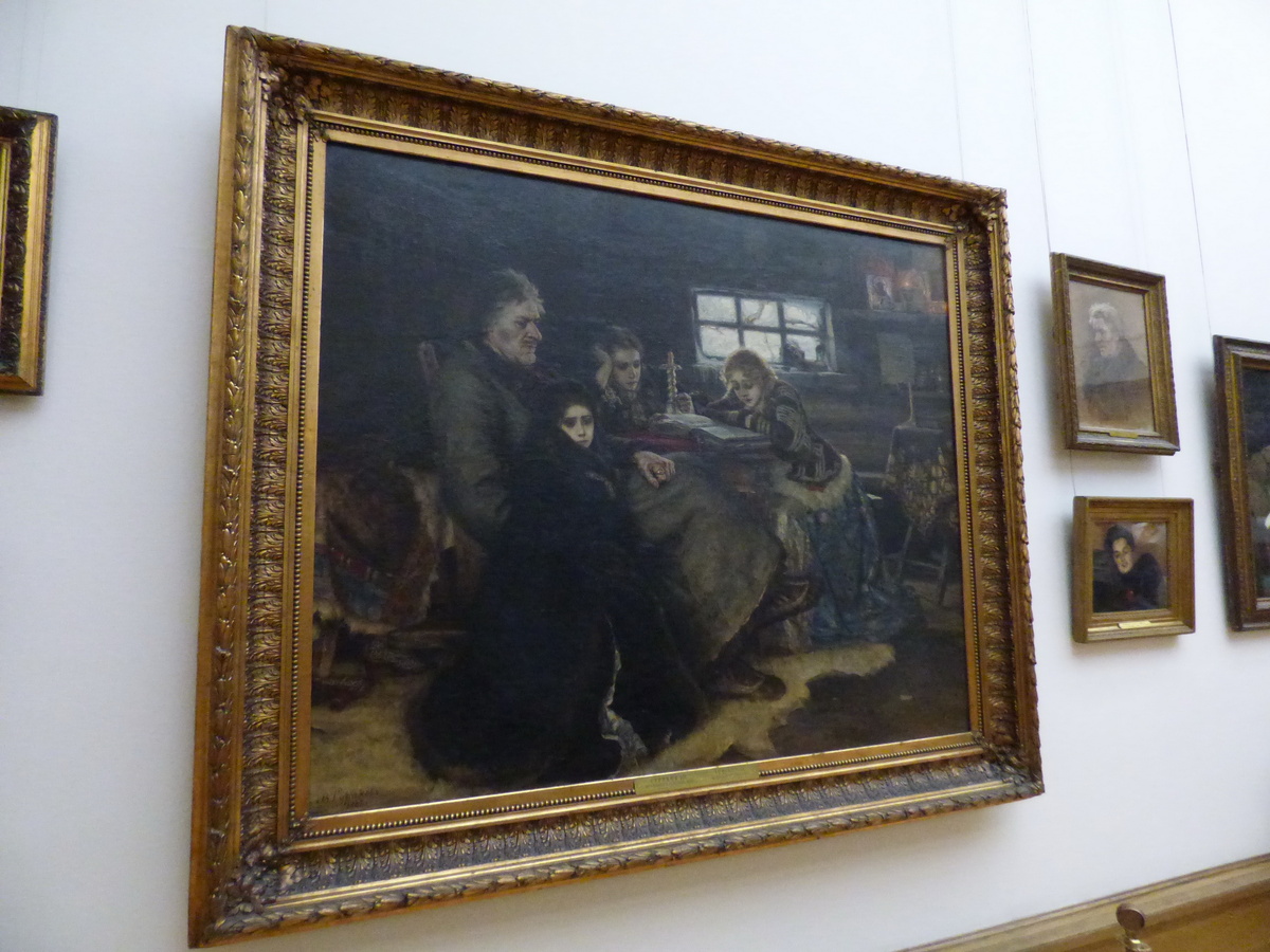 Василий Суриков "Меншиков в Берёзове". Третьяковская галлерея. Фото из личного архива