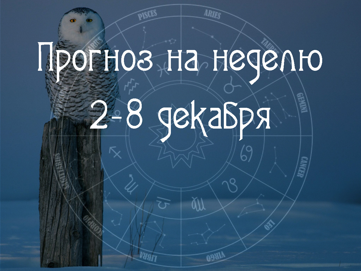 Астрологический прогноз на 2 – 8 декабря 2024 года