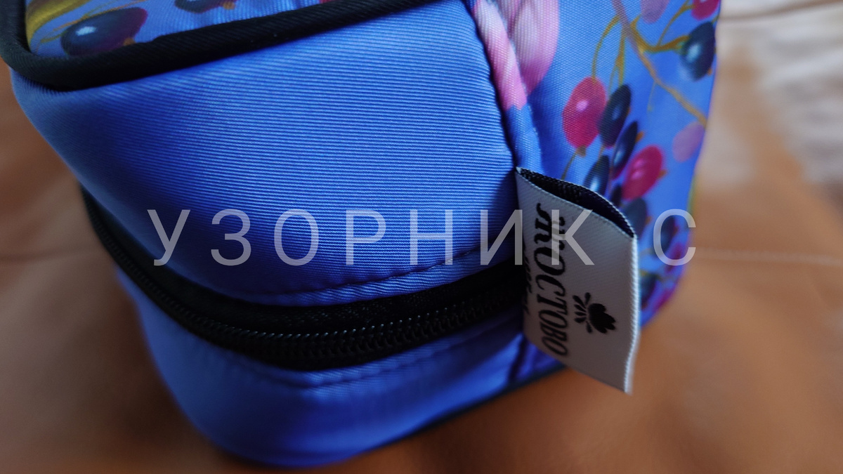 Косметичка с жостовской росписью, фото автора