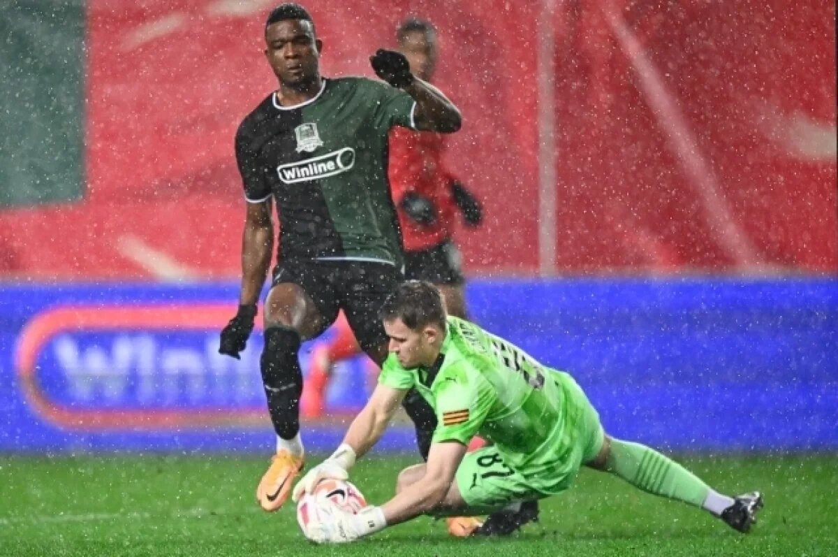    Матч ФК «Краснодар» и ФК «Химки» завершился со счетом 2:2