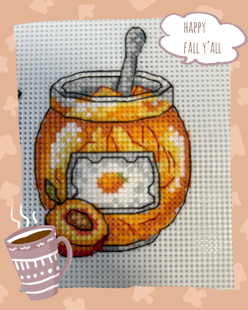 Вот такая баночка получилась 