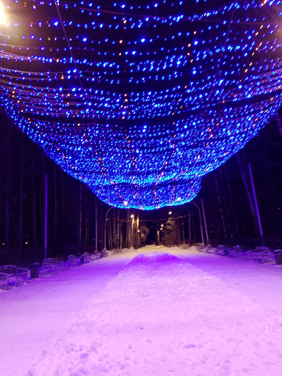 Красота в парке а я и не знала