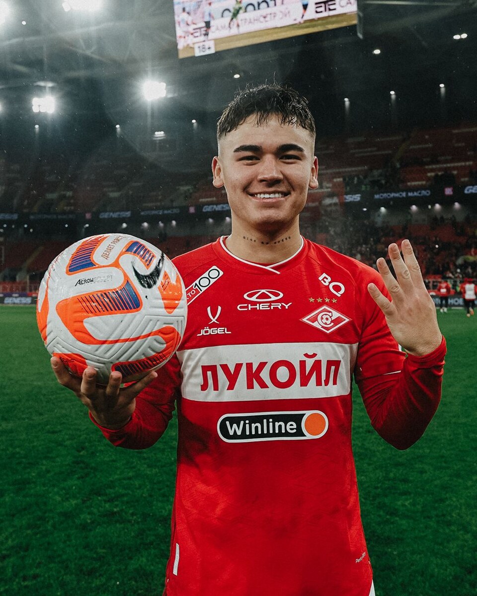 Угальде - автор покера в столчном дерби. Фото тг-канал Спартака.