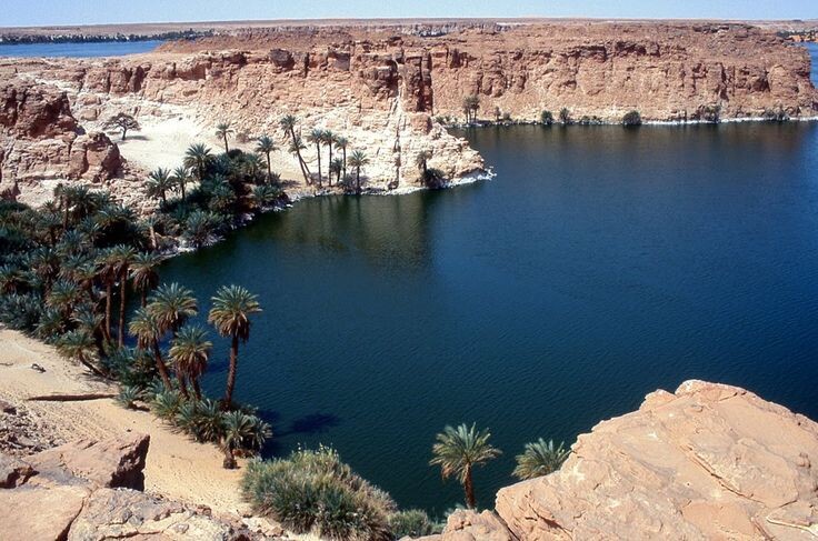 Озеро Чад в Центральной Африке