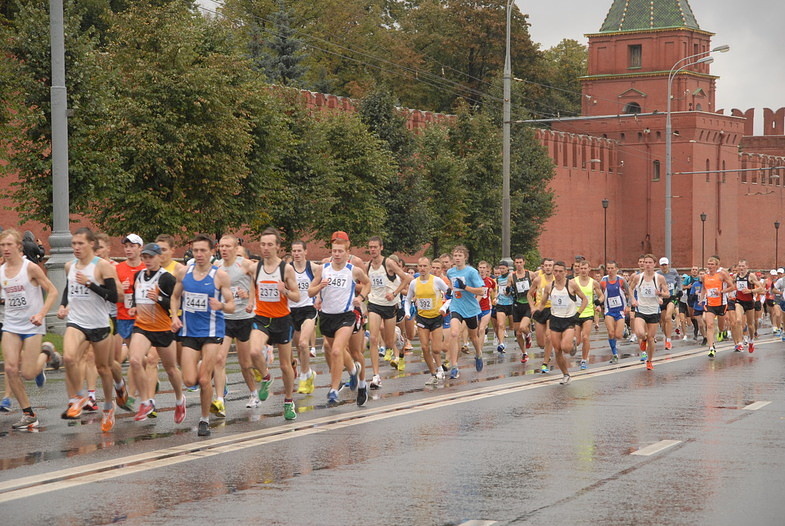 Москва. Сентябрь 2012 года. Чемпионат России по марафону