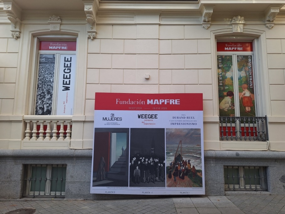 Афиша выставки постимпрессионистов галереи Поля Дюран-Рюэля