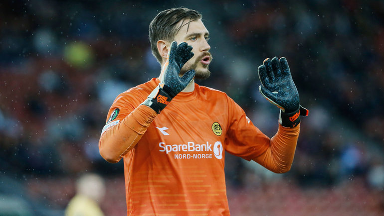    Вратарь «Буде-Глимт» Никита Хайкин. Global Look Press