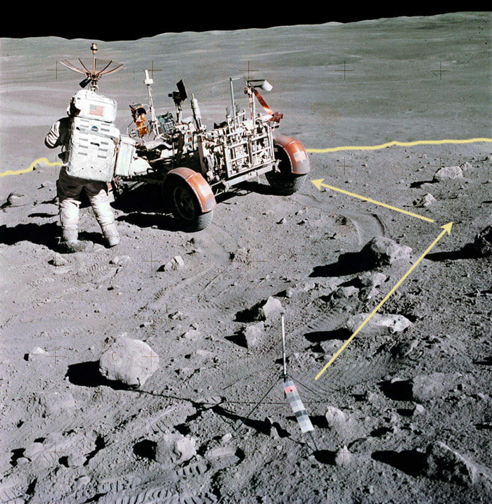 Зачем американцам на Луне ставить ровер на Земле краном? В принципе