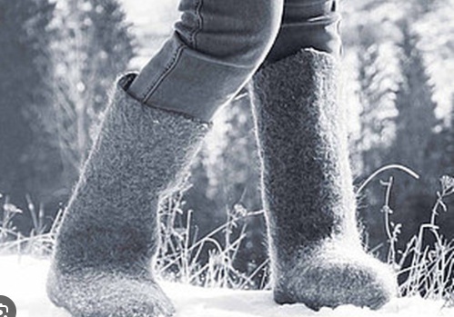 Валенки с джинсами!