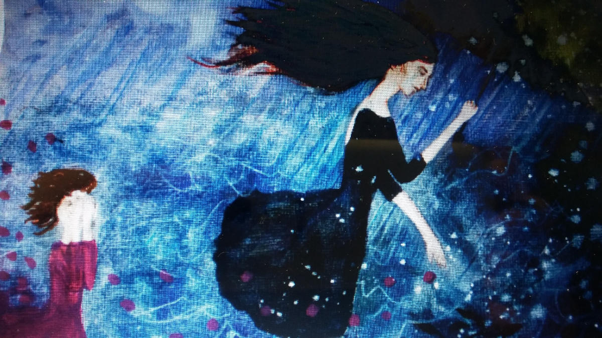 Рисунок автора. "Отвергнутая мечта детства"