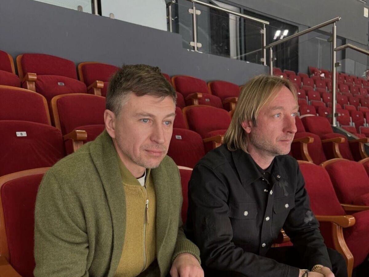    Алексей Ягудин и Евгений Плющенко