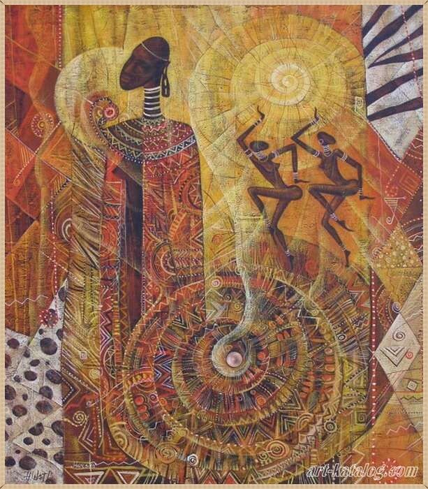 © Наталия Шатрова. Начало. Холст  темпера  85х75см.