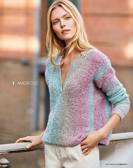 Модель из журнала Lana Grossa