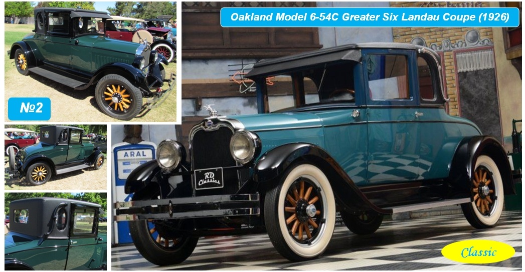 Oakland Model 6-54C Greater Six Landau Coupe