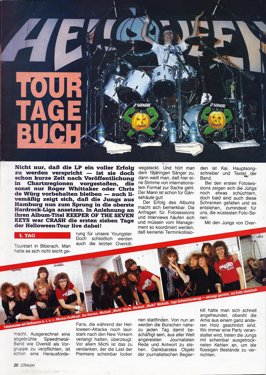 Страница журнала Crash